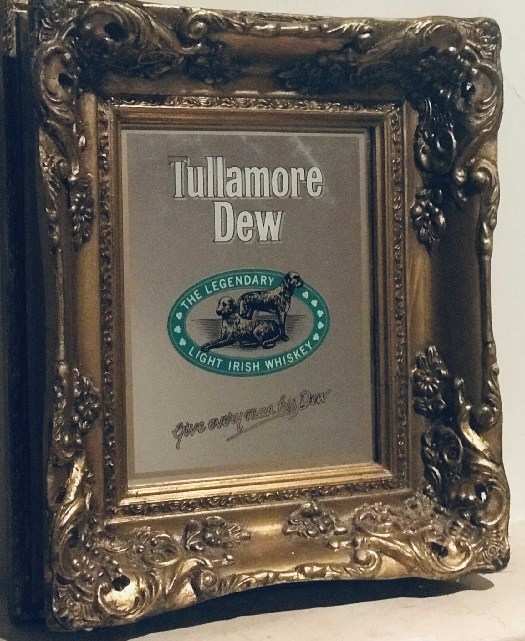 Classic Tullamore Dew Mirror - The Irish Pub Emporium