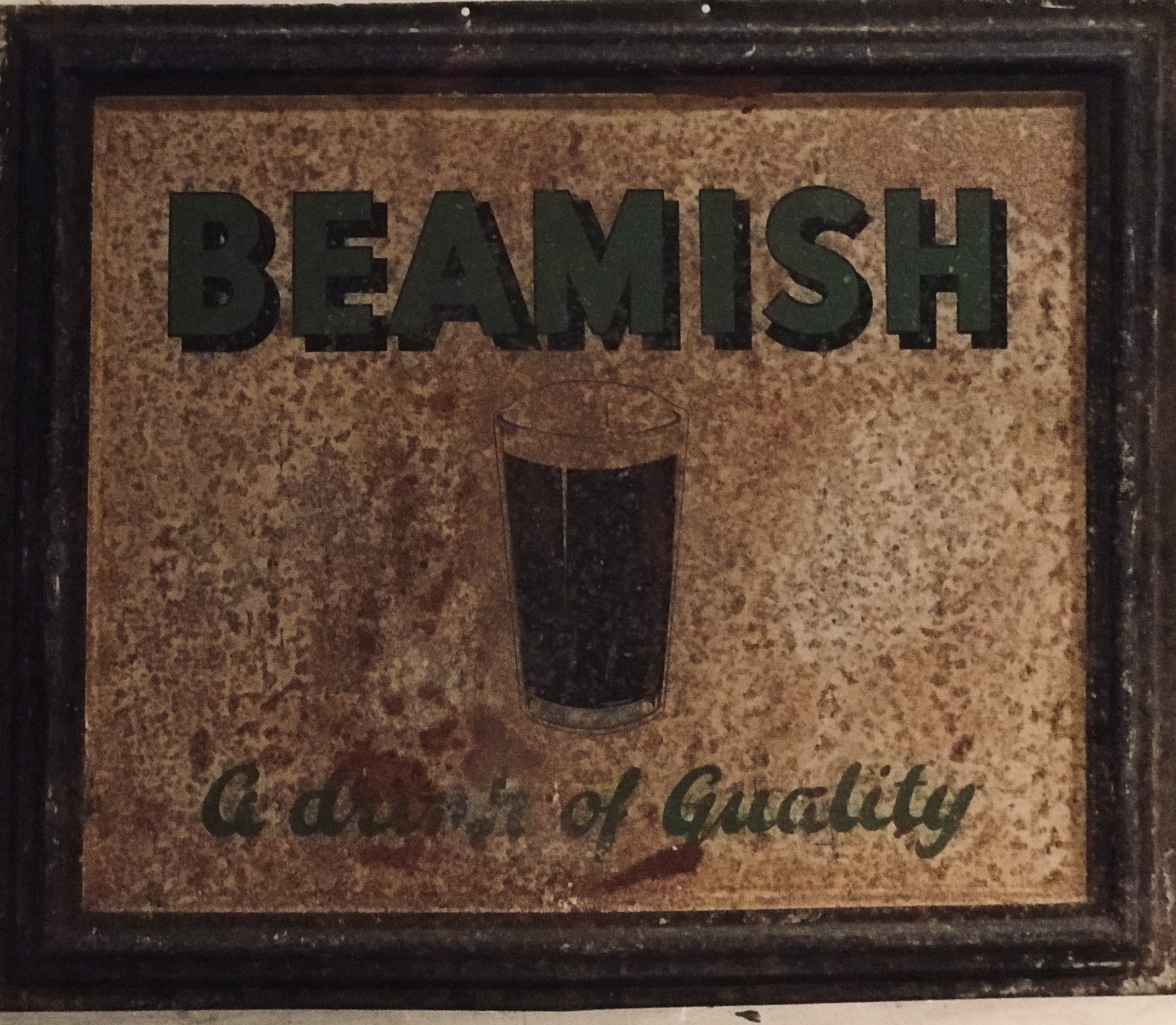 BEAMISH Irish Stout crawford ireland STICKER decal craft beer brewing brewery 