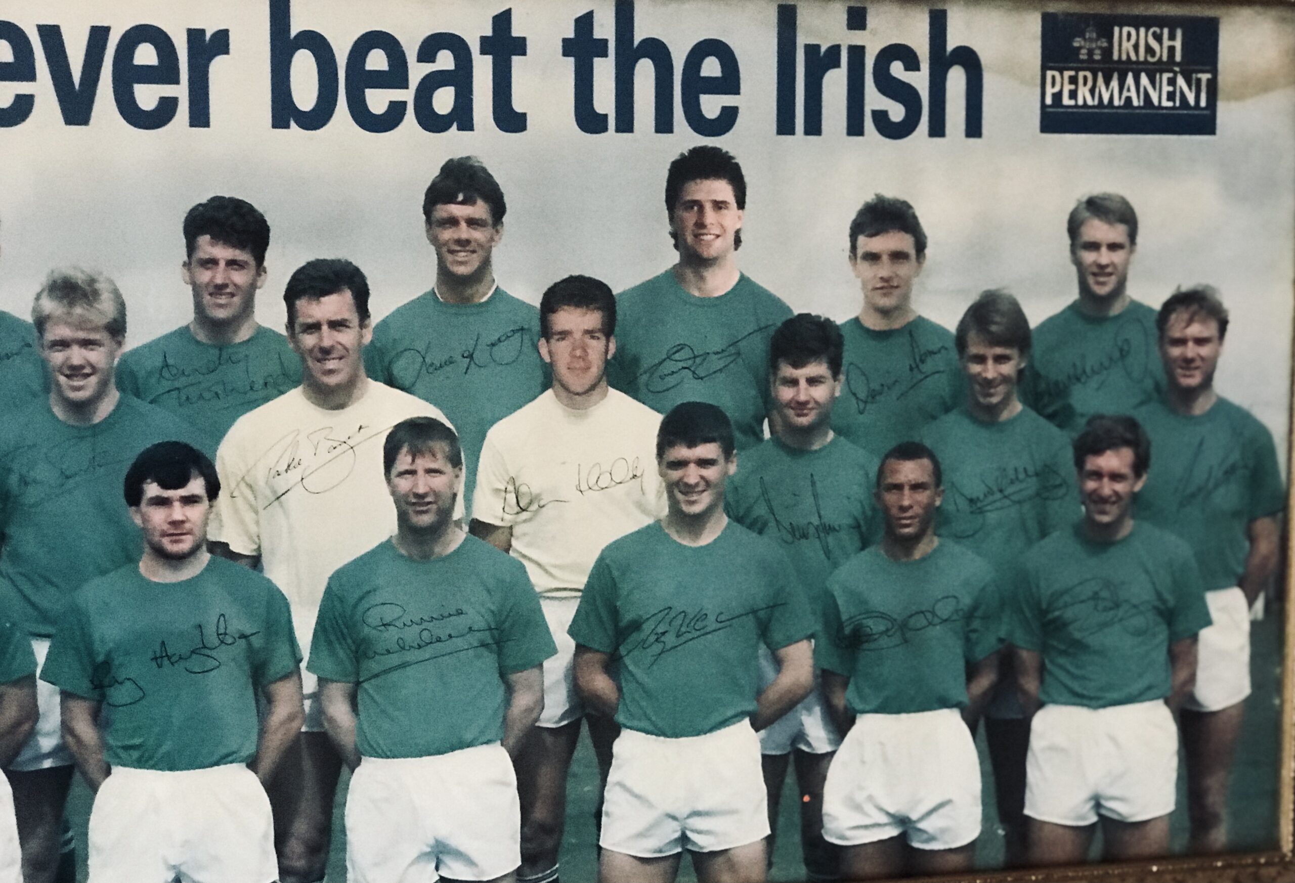 1994 Republic of Ireland Soccer Team Photograph-You’ll never beat the Irish ! - The Irish Pub Emporium